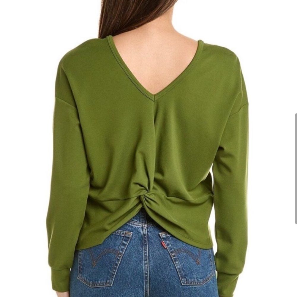 Cabi Turnaround Tee Green